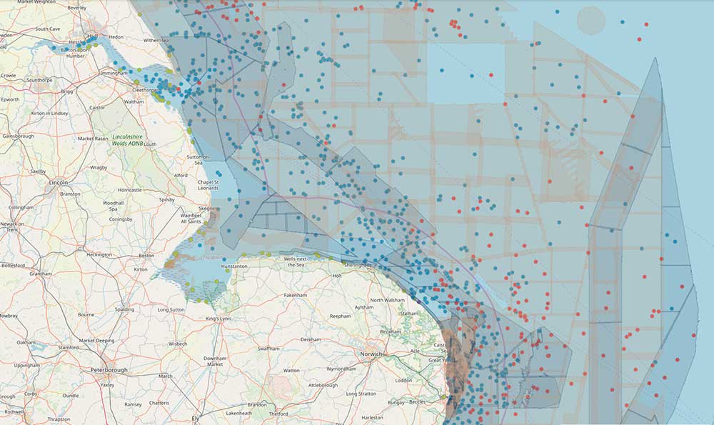 Screenshot of Marine Data Portal showing bathymetry