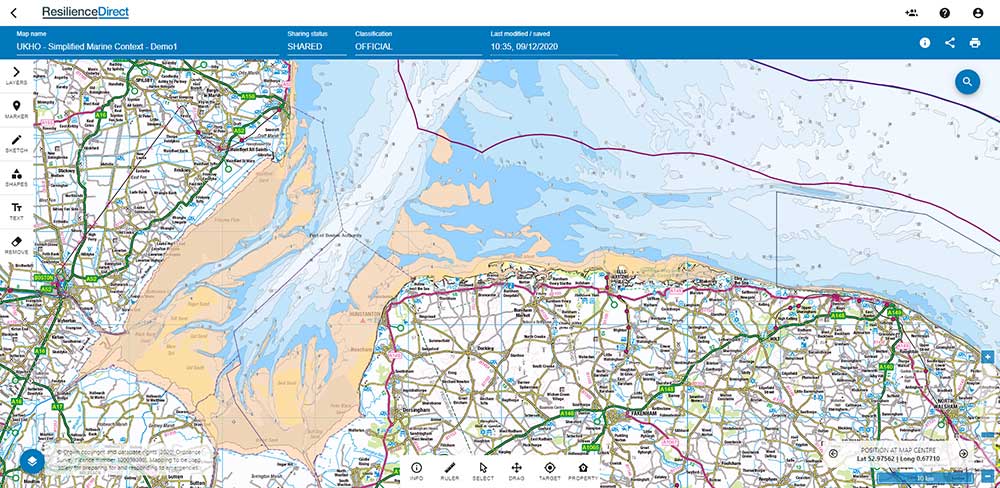 Screenshot of Resilience Direct