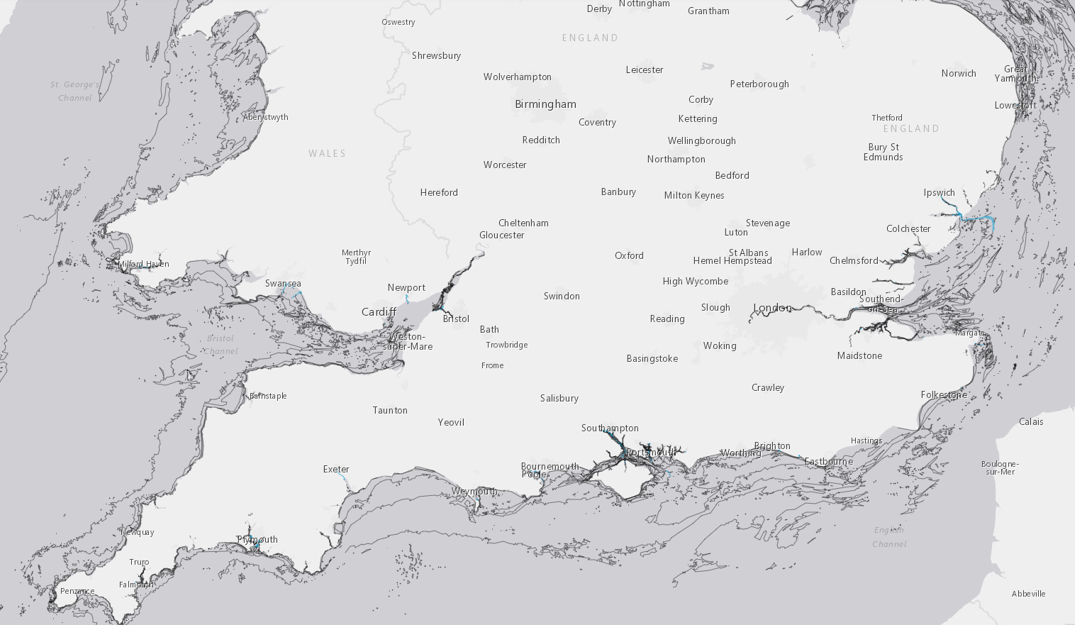 Marine data portal screenshot