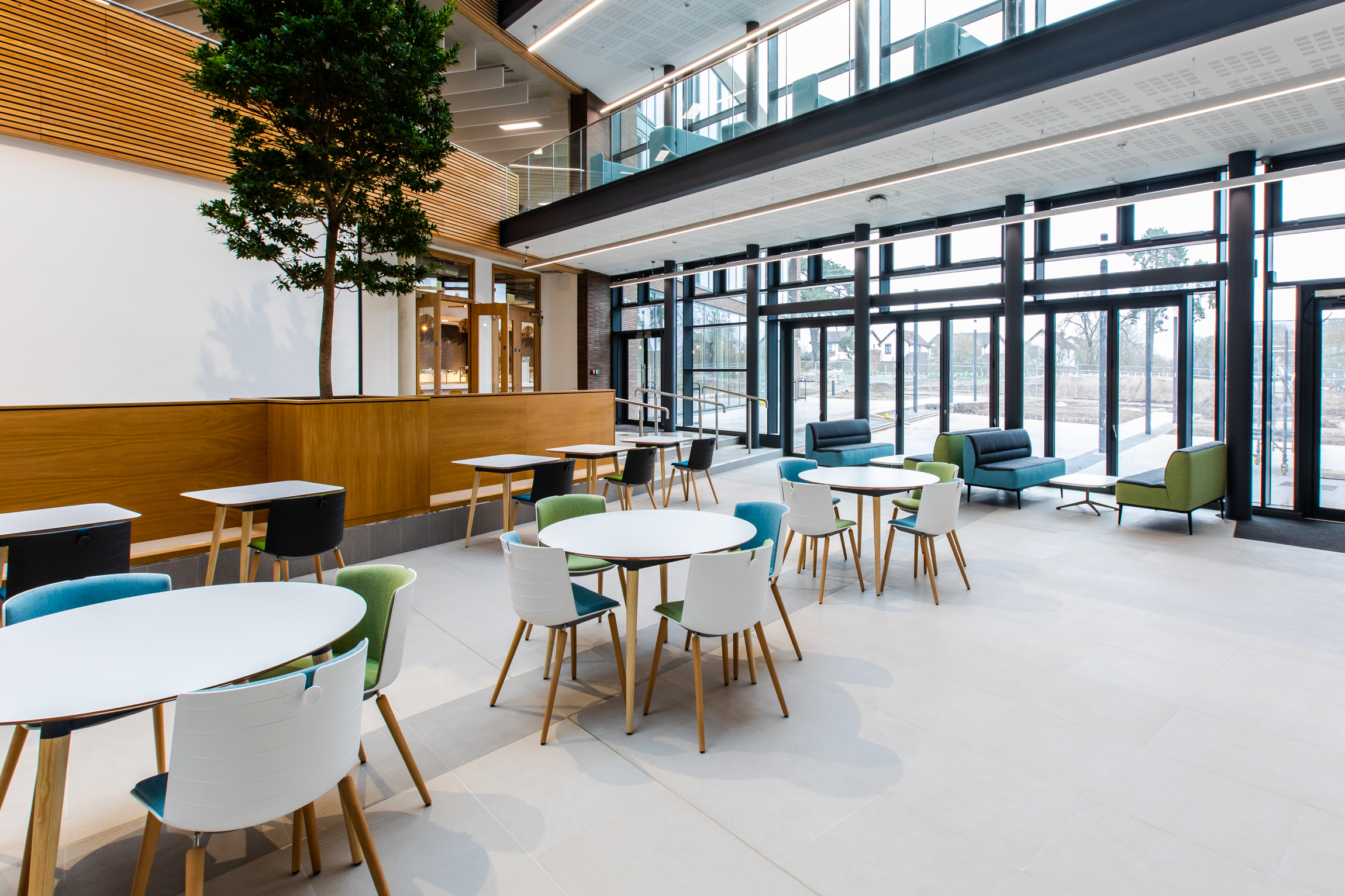 UKHO building, atrium area