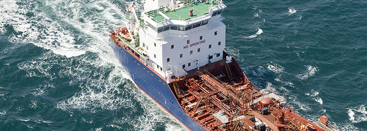 tanker at sea