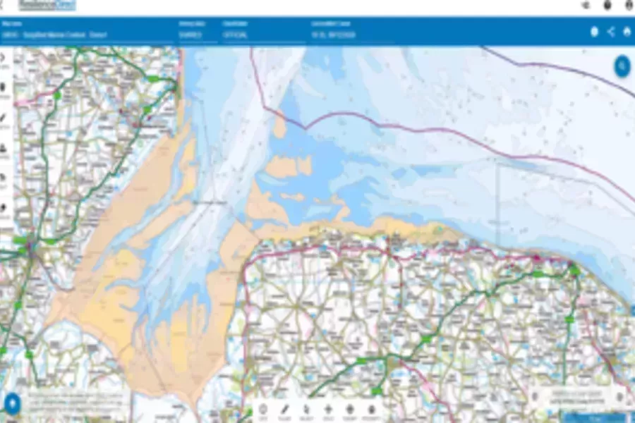 UKHO geospatial data map