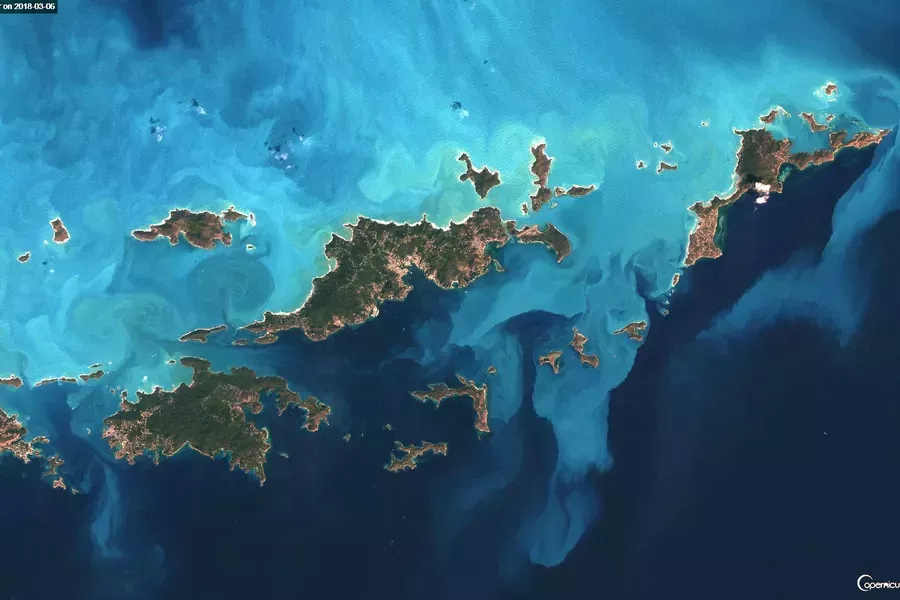 BVIs satellite imagery