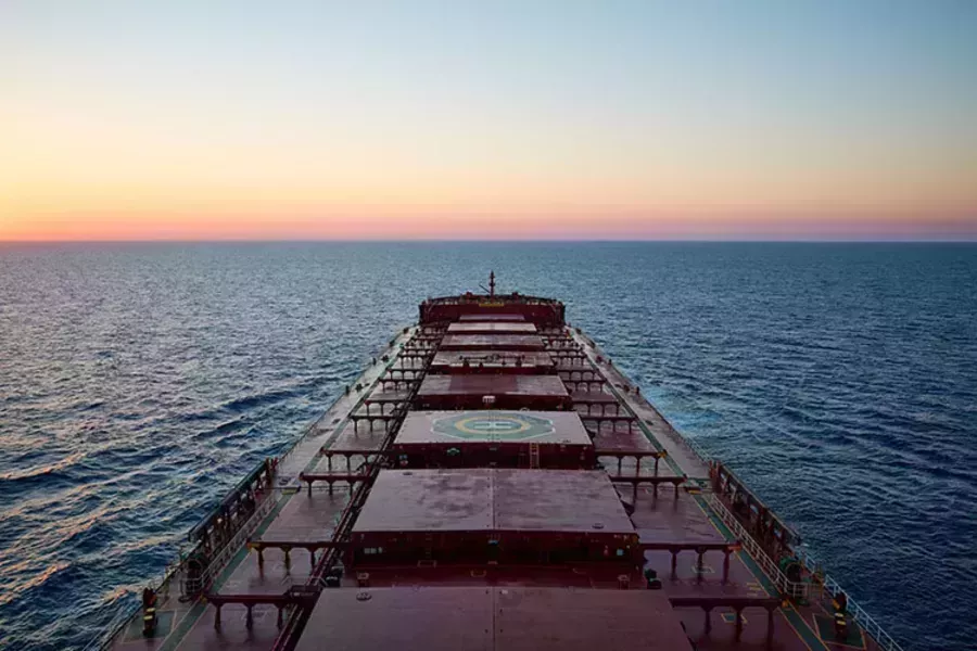 Ship at sea