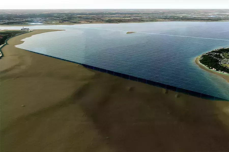 Graphic showing S-104 data standard for water levels