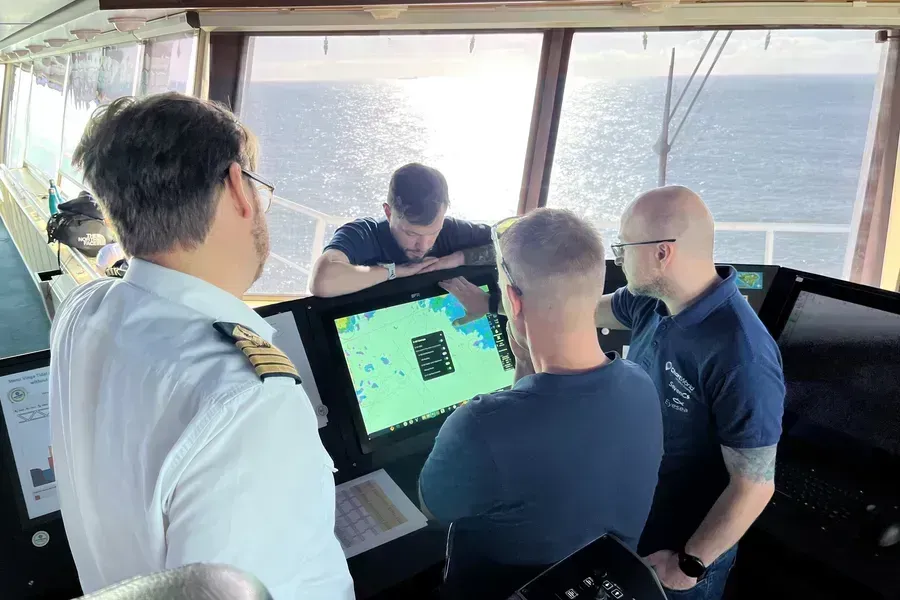 S-100 on the Stena Vinga