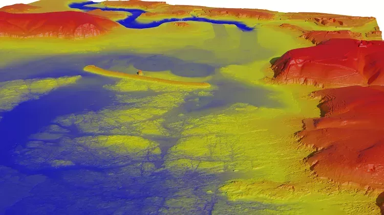 Bathymetry data of Southampton