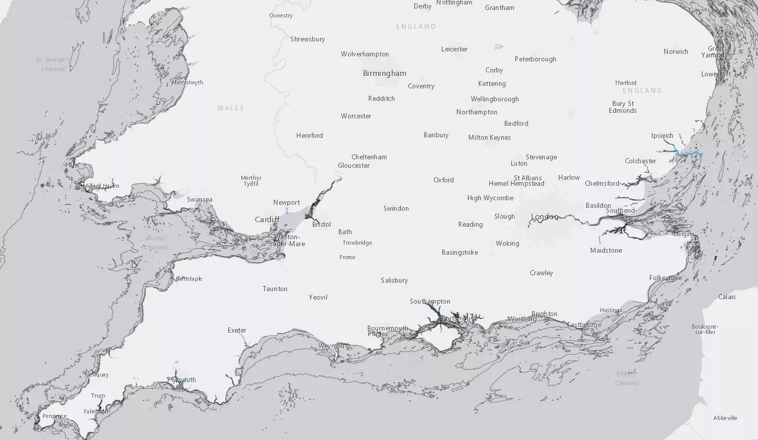 Marine data portal screenshot