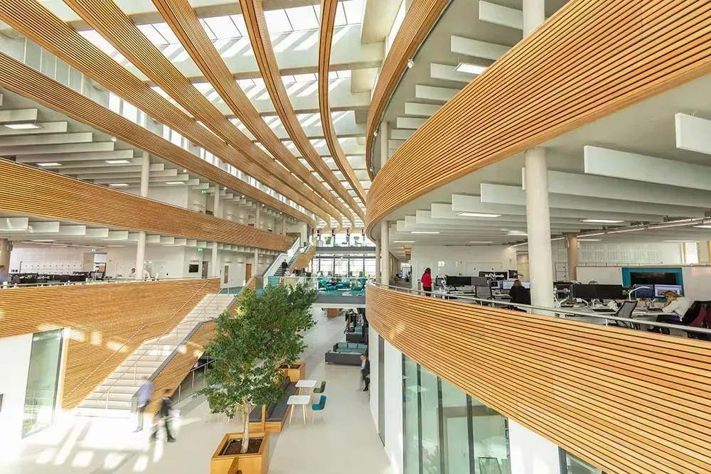 Image of the inside of the UKHO Office 