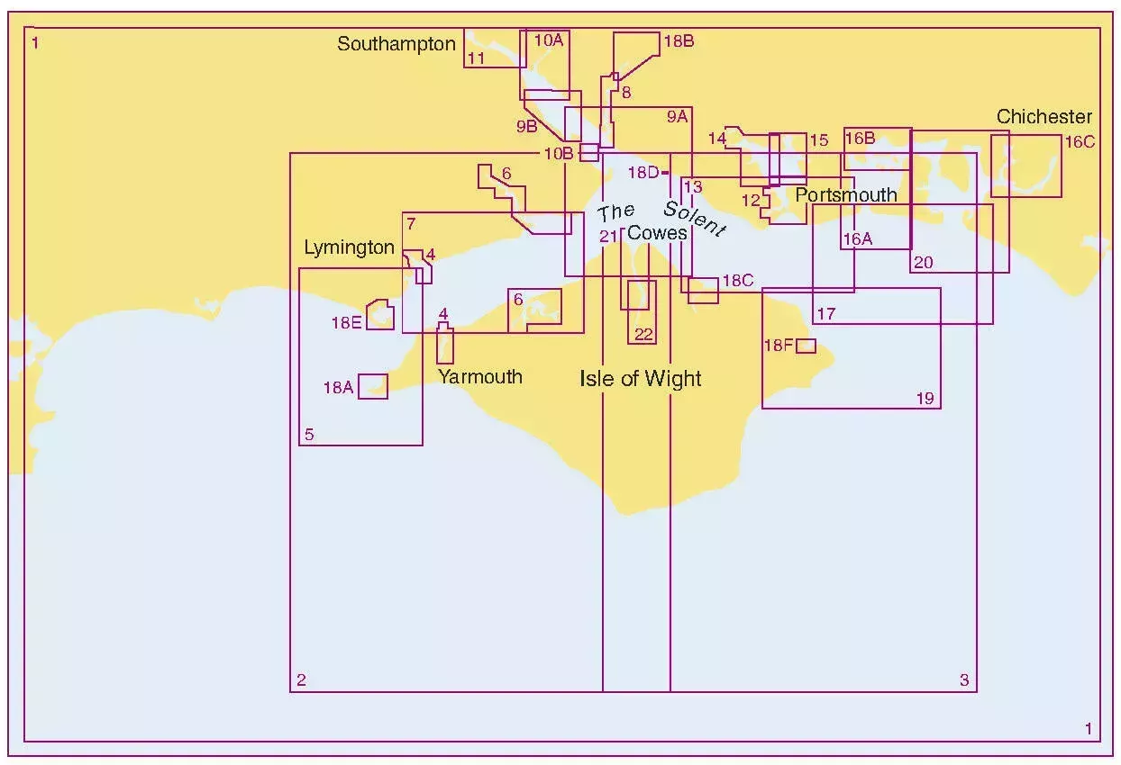 The Solent and Approaches small craft chart 5600