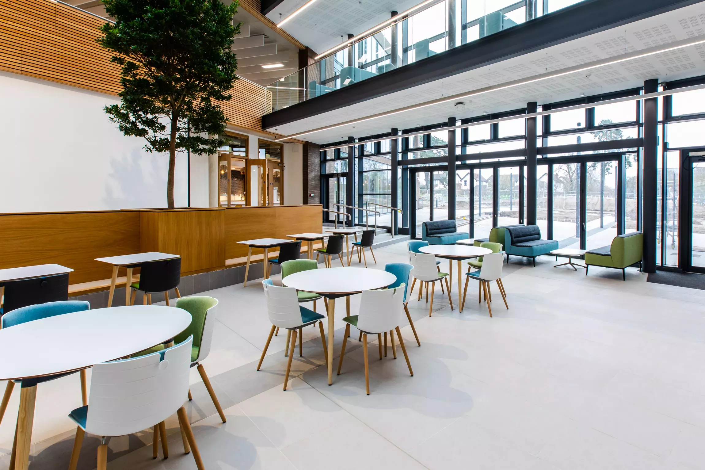 UKHO building, atrium area