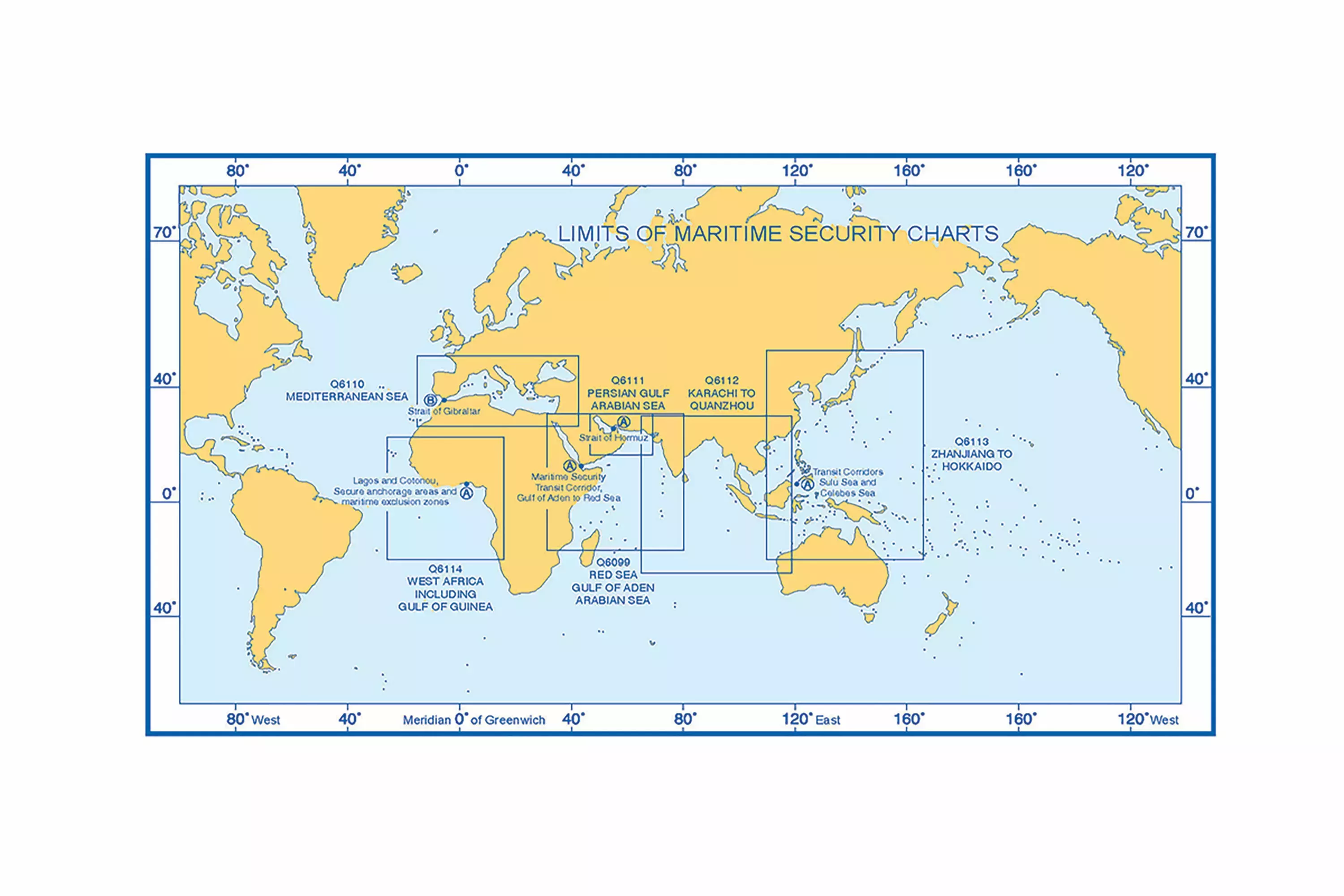 Limits of maritime security charts